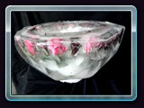 Punch Bowl with Flowers